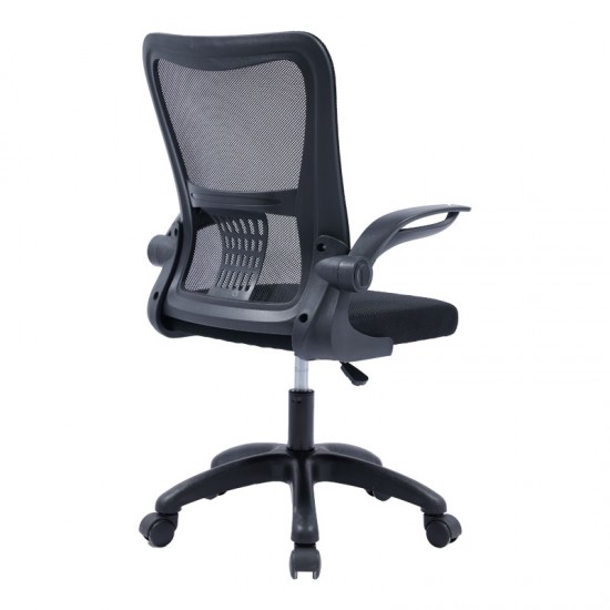 Καρέκλα γραφείου εργασίας LISE mesh μαύρο 57x53x90/100