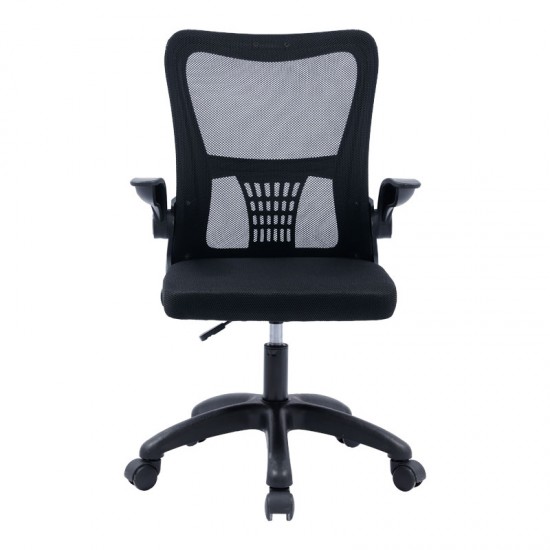 Καρέκλα γραφείου εργασίας LISE mesh μαύρο 57x53x90/100