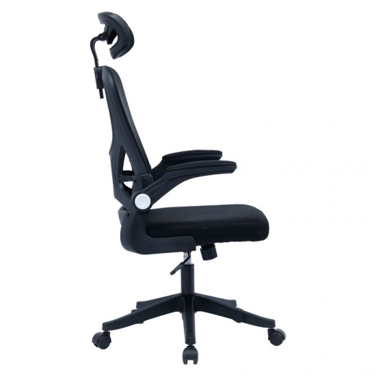 Καρέκλα γραφείου διευθυντή DINA mesh μαύρο 62x61x110/120