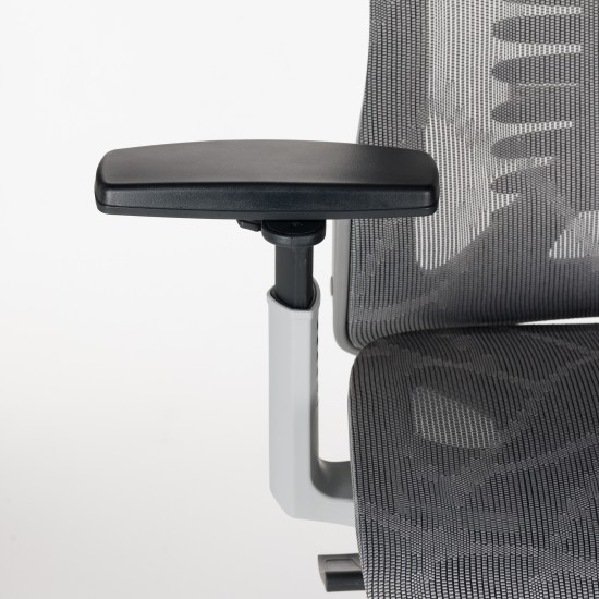 Καρέκλα γραφείου διευθυντή WING mesh ανοιχτό γκρι 65x61x117/125