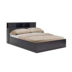 Κρεβάτι OLYMPUS pakoworld σε χρώμα wenge 140x200εκ