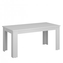 Τραπέζι Erden Λευκό 160x80x75.1cm