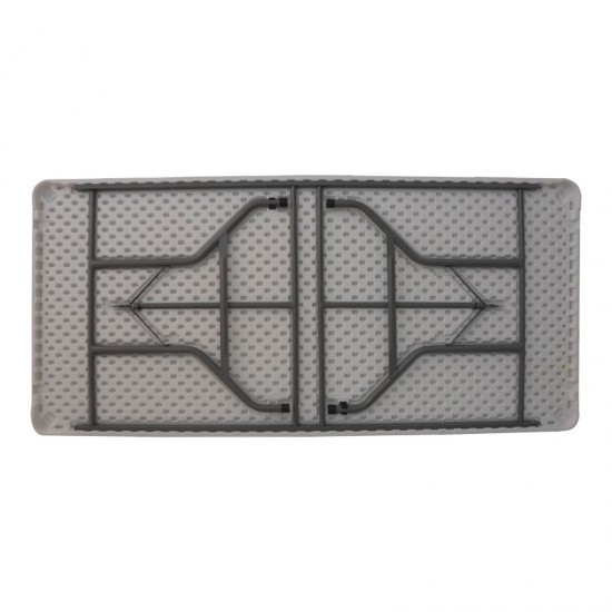 Τραπέζι catering-συνεδρίου Aprilia pakoworld λευκό μονοκόμματη επιφάνεια 198x90x74εκ