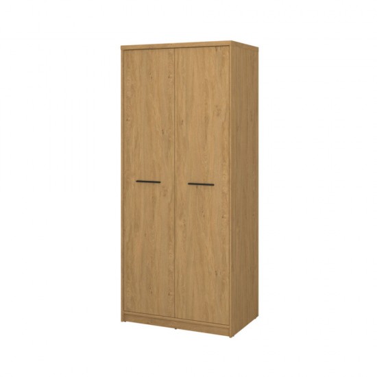 Ντουλάπα Δίφυλλη Pavi Βελανιδιά 84.3x55.1x197.2cm