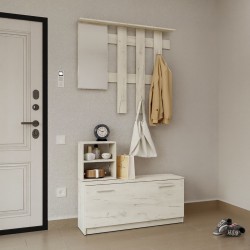 Σετ Εισόδου Reno-S Λευκό 100x32x200cm