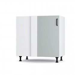 Modest Κάτω Γωνιακό Ντουλάπι Γκρι 100x48x82εκ