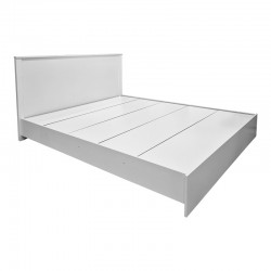 Κρεβάτι με στρώμα Athos Sleepy pakoworld λευκό 160x200εκ