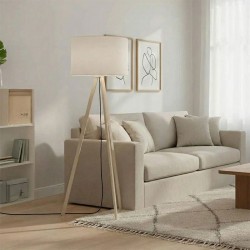 Φωτιστικό δαπέδου PWL-1060 pakoworld Ε27 φυσικό-κρεμ Φ38x140εκ