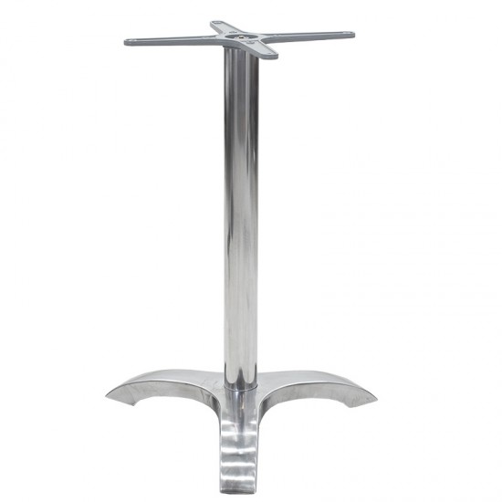 Βάση τραπεζιού Greet pakoworld αλουμινίου τρίνυχη 59x59x72εκ