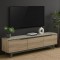 Έπιπλο τηλεόρασης Kasandra pakoworld μπεζ μαρμάρου-sonoma 180x35x48.5εκ