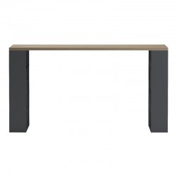 Γραφείο εργασίας Lovet pakoworld ανθρακί-sonoma 140x60x75εκ