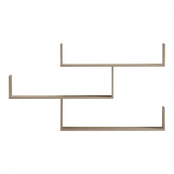 Ραφιέρα τοίχου Tiber pakoworld sonoma 120x22x67εκ