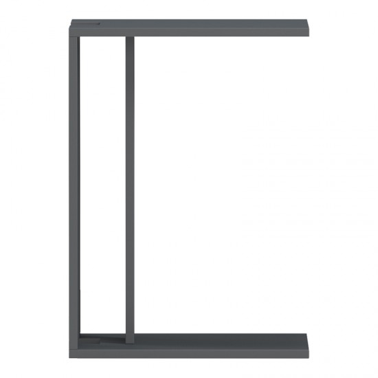 Βοηθητικό τραπέζι Muju pakoworld ανθρακί  30x40x55εκ