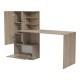 Γραφείο εργασίας με βιβλιοθήκη Felanbo pakoworld sonoma 160x60x125εκ