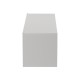 Έπιπλο τηλεόρασης επιτοίχιο Olande pakoworld sonoma-λευκό 210x35x48εκ
