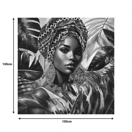 Πίνακας σε καμβά Gangalo Ι 3D Inart 100x3x100εκ