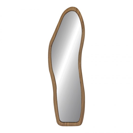 Καθρέπτης Quene pakoworld mdf σε φυσική απόχρωση 50x1.5x150εκ