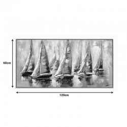 Πίνακας σε καμβά Yelkan Inart με πλαίσιο 120x3.5x60εκ
