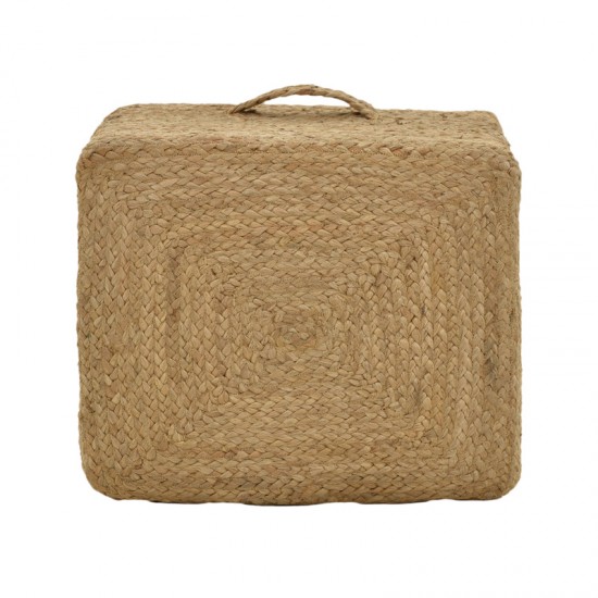 Σκαμπό Tresa Inart φυσικό 100% γιούτα 50x50x35εκ