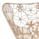 Πολυθρόνα Jake Inart με μπεζ μαξιλάρι-φυσικό rattan 110x86x145εκ