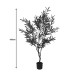 Διακοσμητικό φυτό Olive tree I σε γλάστρα Inart πράσινο pp Υ150εκ