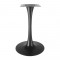 Βάση τραπεζιού Cosmopol pakoworld μεταλλική σε μαύρη απόχρωση Φ50x72εκ