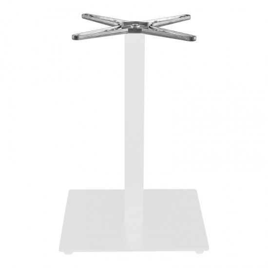 Βάση τραπεζιού Thonor pakoworld μεταλλική σε λευκή απόχρωση 48x48x73εκ
