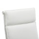Καρέκλα γραφείου διευθυντη Mavel pakoworld PU λευκό 55x62x100-110εκ