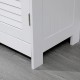 Ντουλάπι-στήλη Chesy pakoworld mdf λευκό 32x30x87εκ