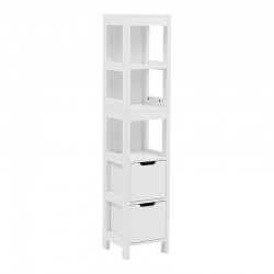 Ντουλάπι-στήλη Kelby pakoworld mdf λευκό 30x30x144εκ
