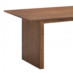 Τραπέζι Eleganza pakoworld mdf σε καρυδί απόχρωση 180x99x75.8εκ