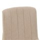 Σκαμπό μπαρ Dalby pakoworld sonoma rubberwood και μπεζ ύφασμα 50x45x102,5εκ