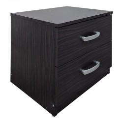 Κομοδίνο Athos pakoworld σε wenge απόχρωση 48x40x41.5εκ