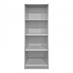 Βιβλιοθήκη Kendy pakoworld λευκό 60x30x167εκ