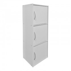 Ντουλάπι-στήλη Soline pakoworld λευκό 40x34.5x90.5εκ