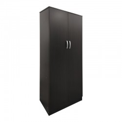 Ντουλάπα εξάφυλλη με πατάρι Athos ΙΙ pakoworld wenge 240x42x240εκ