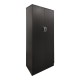 Ντουλάπα εξάφυλλη με πατάρι Athos ΙΙ pakoworld wenge 240x42x240εκ