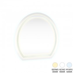 Καθρέπτης Enira pakoworld με led 59.5x2.8x59.5εκ