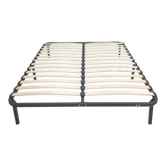 Κρεβάτι-υπόστρωμα Amaso pakoworld μεταλλικό μαύρο 160x200x28εκ