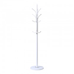 Καλόγερος Keleste pakoworld μέταλλο σε λευκή απόχρωση Φ37x175εκ