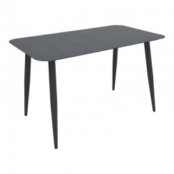 Τραπέζι Vista pakoworld αλουμίνιο σε μαύρη απόχρωση 150x80x72εκ