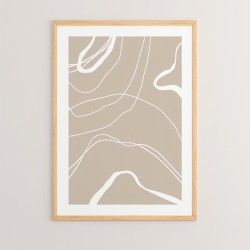 Πίνακας Grito pakoworld με ψηφιακή εκτύπωση και πλαίσιο 33x1.5x48εκ