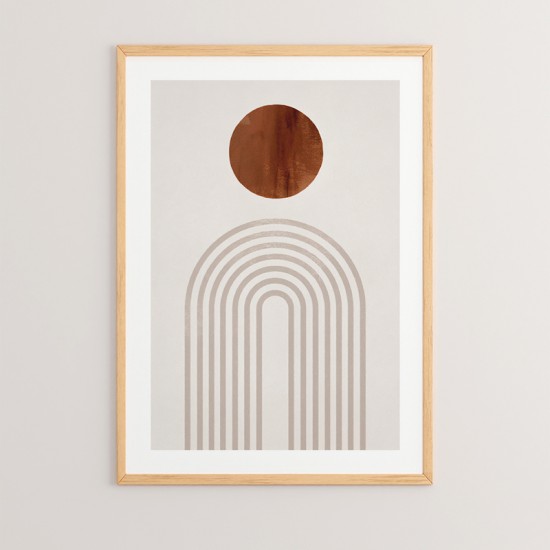 Πίνακας Linoua pakoworld με ψηφιακή εκτύπωση και πλαίσιο 33x1.5x48εκ