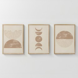 Πίνακας Kriky pakoworld τρίπτυχος με ψηφιακή εκτύπωση και πλαίσιο 33x1.5x48εκ