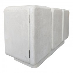 Μπουφές Kooldio pakoworld mdf λευκό 120x37.5x69εκ
