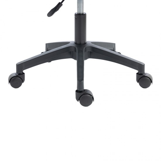 Καρέκλα γραφείου εργασίας Penza pakoworld mesh χρώμα μαύρο 48x58x92-102εκ