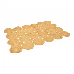 Χαλί Nelando pakoworld γιούτα σε φυσική απόχρωση 165x235εκ
