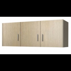Πατάρι ντουλάπας τρίφυλλο σε χρώμα δρυς 110x50x60