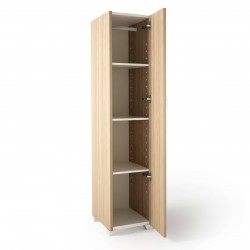 Ντουλάπα μονόφυλλη σε χρώμα δρυς 48x50x180