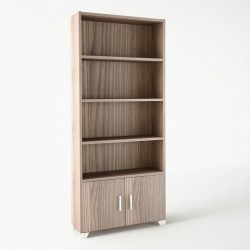 Βιβλιοθήκη σε χρώμα σταχτί 75x30x180